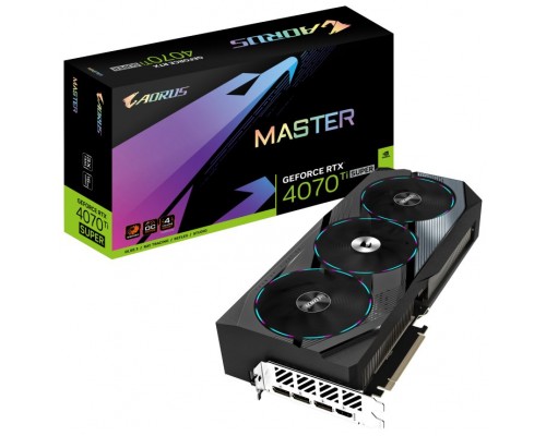 TARJETA GRAFICA GIGABYTE RTX 4070 TI SUPER AORUS MASTER 16GB