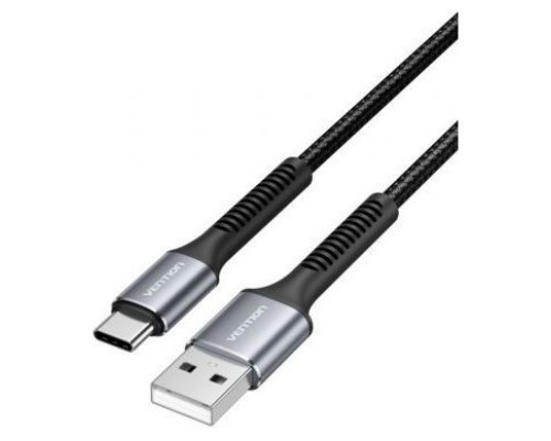 CABLE USB-A A USB-C 1 M NEGRO/GRIS VENTION