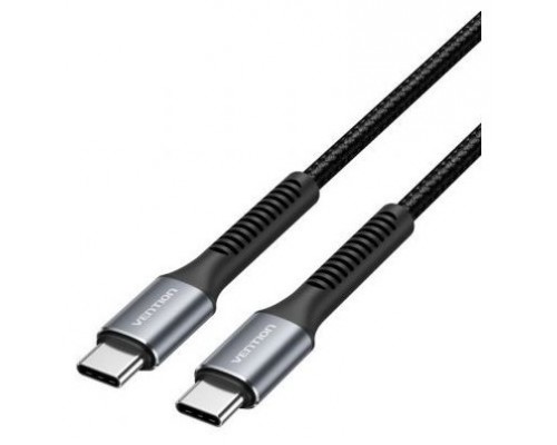 CABLE USB-C A USB-C 1 M NEGRO/GRIS VENTION