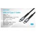 CABLE USB-C A USB-C 1 M NEGRO/GRIS VENTION