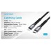 CABLE USB-C A LIGHTNING TRENZADO 1 M NEGRO VENTION