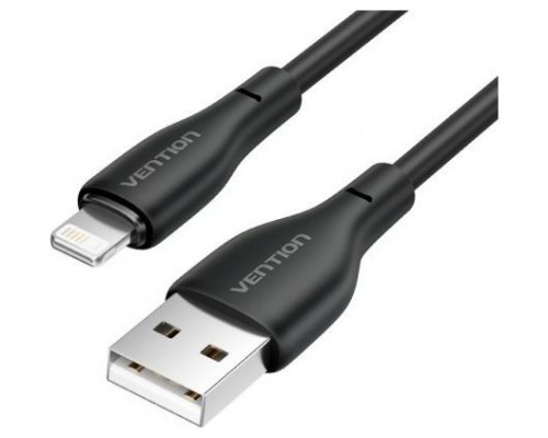 CABLE 2.0 USB A LIGHTNING 1 M NEGRO VENTION