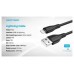 CABLE 2.0 USB A LIGHTNING 1 M NEGRO VENTION