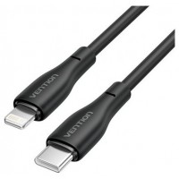 CABLE USB-C A LIGHTNING 1 M NEGRO VENTION