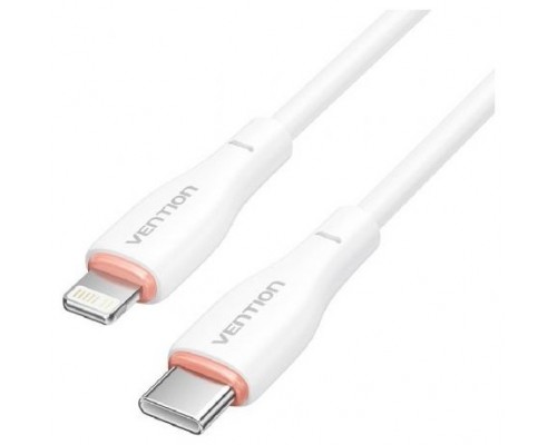 CABLE USB-C A LIGHTNING 1 M BLANCO VENTION