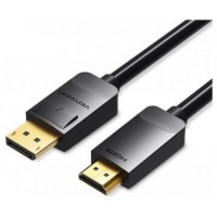 CONVERSOR DISPLAYPORT/M A HDMI/M 3 M NEGRO VENTION