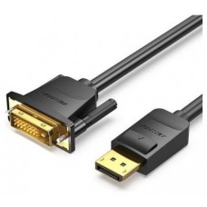 CONVERSOR DISPLAYPORT/M A DVI/M 1 M NEGRO VENTION