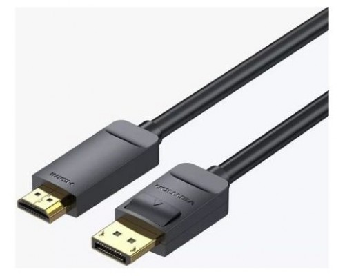 CONVERSOR DISPLAYPORT/M A HDMI/M 4K 1 M NEGRO VENTION