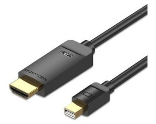 CONVERSOR MINI DISPLAYPORT/M A HDMI/M 1.5 M NEGRO VENTION