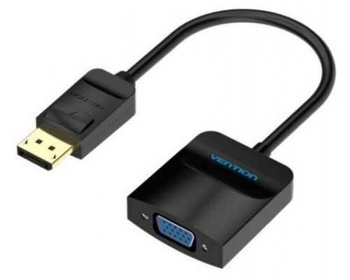 CONVERSOR DISPLAYPORT/M A VGA/H 0.15 M NEGRO VENTION