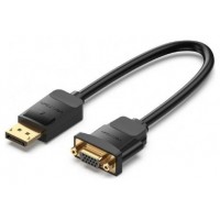 CONVERSOR DISPLAYPORT/M A VGA/H 0.15 M NEGRO VENTION