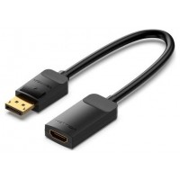 CONVERSOR DISPLAYPORT/M A HDMI/H 4K 0.15 M NEGRO VENTION