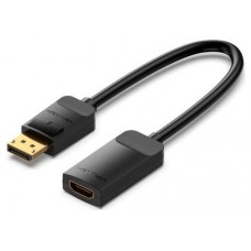 CONVERSOR DISPLAYPORT/M A HDMI/H 4K 0.15 M NEGRO VENTION