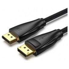 CABLE DISPLAYPORT 1.4 8K DP/M-DP/M TRENZADO 1 M NEGRO VENTION