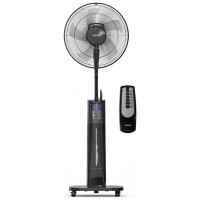 VENTILADOR DE PIE DIGITAL CON HUMIFICADOR BLACK MIST II NEGRO HAEGER