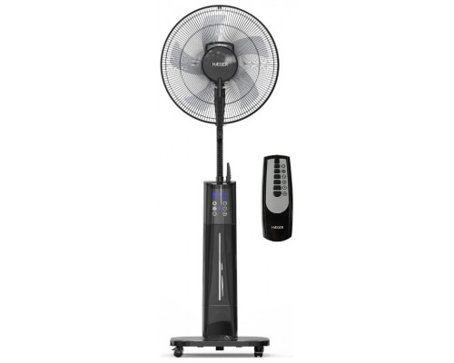 VENTILADOR DE PIE DIGITAL CON HUMIFICADOR BLACK MIST II NEGRO HAEGER