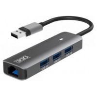 HUB 3 PUERTOS USB 3.0 + ETHERNET 3GO