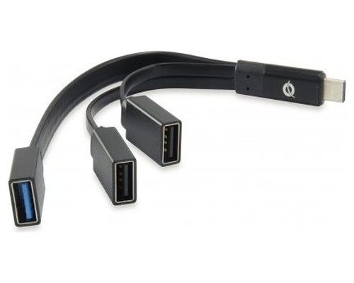 Hub usb tipo c conceptronic hubbies01b-MR3 Hub usb tipo c conceptronic hubbies01b