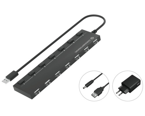 Hub usb 2.0 conceptronic hubbies08 7-MR7 Hub usb 2.0 conceptronic hubbies08 7