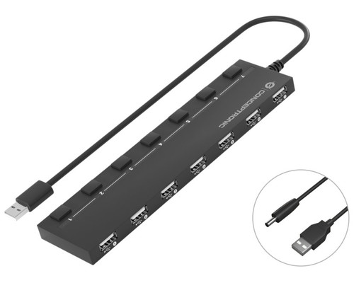 Hub usb 2.0 conceptronic hubbies08 7-MR5 Hub usb 2.0 conceptronic hubbies08 7