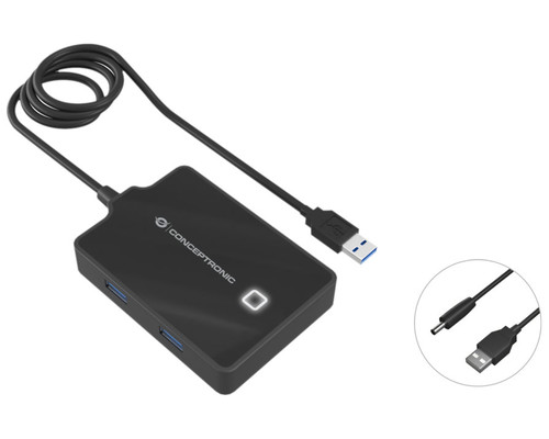 Hub usb 3.0 conceptronic hubbies11b 4-MR5 Hub usb 3.0 conceptronic hubbies11b 4
