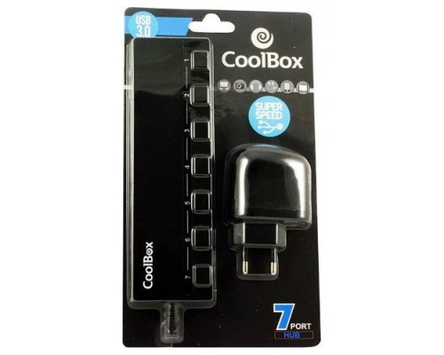 HUB 7 PUERTOS USB (4xUSB3.0) COOLBOX