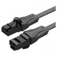 CABLE DE RED LATIGUILLO RJ45 UTP CAT6 AWG26 1 M NEGRO VENTION