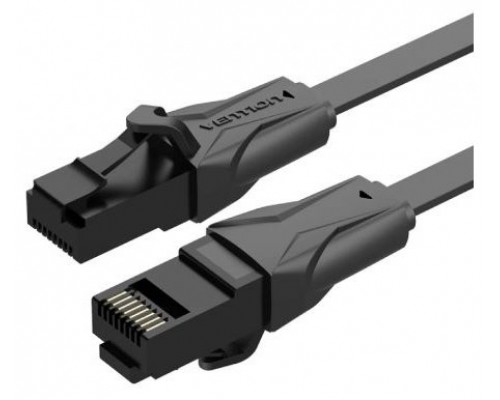 CABLE DE RED LATIGUILLO RJ45 UTP CAT6 AWG26 1 M NEGRO VENTION