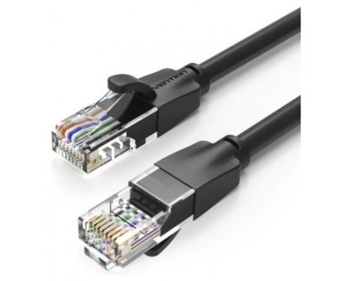 CABLE DE RED LATIGUILLO RJ45 UTP CAT6 AWG26 0.50 M NEGRO VENTION