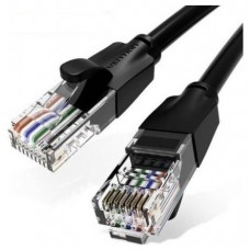 CABLE DE RED LATIGUILLO RJ45 UTP CAT6 AWG26 8 M NEGRO VENTION