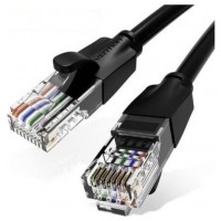 CABLE DE RED LATIGUILLO RJ45 UTP CAT6 AWG26 20 M NEGRO VENTION