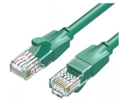 CABLE DE RED LATIGUILLO RJ45 UTP CAT6 AWG26 1 M VERDE VENTION