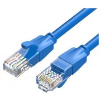 CABLE DE RED LATIGUILLO RJ45 UTP CAT6 AWG26 1 M AZUL VENTION