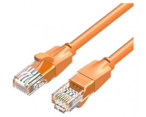 CABLE DE RED LATIGUILLO RJ45 UTP CAT6 AWG26 1 M NARANJA VENTION