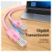 CABLE DE RED LATIGUILLO RJ45 UTP CAT6 AWG26 1 M ROSA VENTION