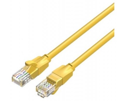 CABLE DE RED LATIGUILLO RJ45 UTP CAT6 AWG26 1 M AMARILLO VENTION