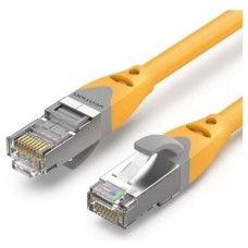 CABLE DE RED LATIGUILLO RJ45 CAT.6A SFTP AWG27 0.5 M AMARILLO VENTION