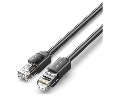 CABLE DE RED LATIGUILLO RJ45 UTP CAT6 AWG26 0.5 M NEGRO VENTION
