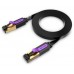 CABLE DE RED LATIGUILLO RJ45 CAT.7 STP AWG30 1 M NEGRO VENTION