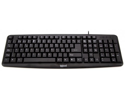 iggual Teclado estándar CK-BASIC-105T negro