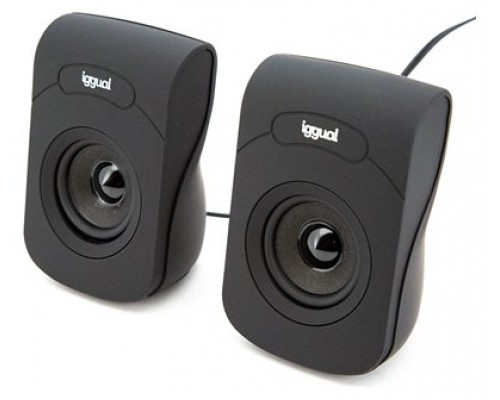 iggual Altavoces 2.0 6W mini-jack + USB