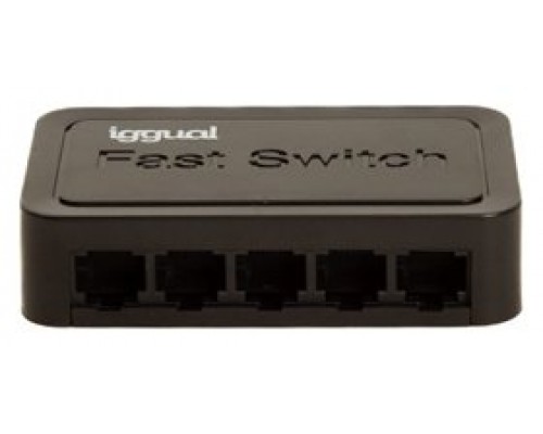 iggual FES500M Fast Ethernet Switch 5x10/100 Mbps