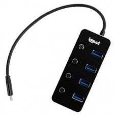 iggual Hub tipo C x 4 puertos USB 3.1 4BUTTONS