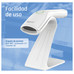 iggual Lector código barras 2D USB botón blanco-IA6 iggual Lector código barras 2D USB botón blanco
