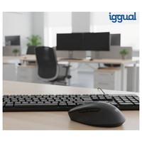iggual Teclado USB estándar CK-SILENT-105T negro-2IA iggual Teclado USB estándar CK-SILENT-105T negro