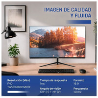 iggual Monitor 27" IPS 1ms FHD 120Hz VGA HDMI MM-17IA iggual Monitor 27" IPS 1ms FHD 120Hz VGA HDMI MM