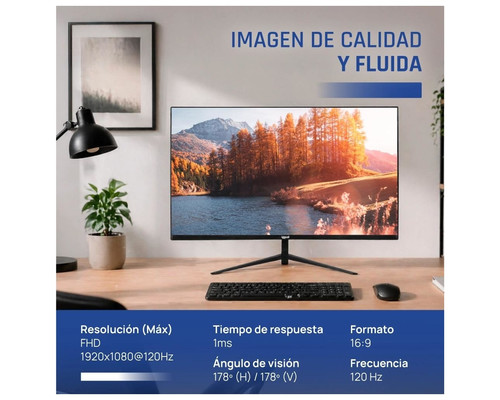 iggual Monitor 27" IPS 1ms FHD 120Hz VGA HDMI MM