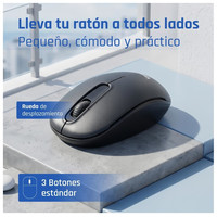 iggual Ratón inalámbrico WOM-STANDARD-3D 1000DPI-1IA iggual Ratón inalámbrico WOM-STANDARD-3D 1000DPI