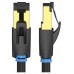 CABLE DE RED LATIGUILLO RJ45 CAT.8 SFTP AWG28 0.5 M NEGRO VENTION