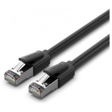 CABLE DE RED LATIGUILLO RJ45 CAT.8 SFTP AWG26 8 M NEGRO VENTION